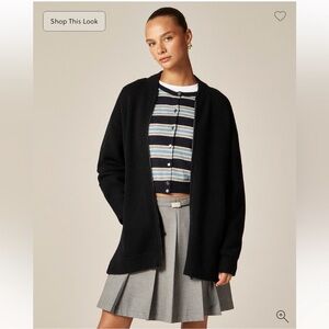 J.Crew Full-zip flight sweater-jacket
